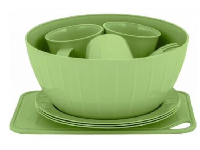 Набор для пикника Sugar&Spice Vanilla на 3 персон (14 предметов) фисташка